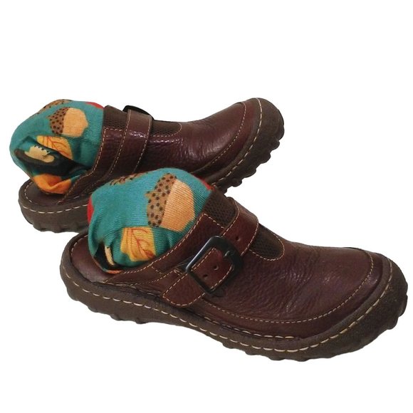 Born Handcrafted Footwear MJ18 Utility Slide -8M Comfort Strap Duty-Tread Brown - Picture 4 of 12